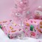 Cuitpan Pink Dog Christmas Wrapping Paper - Xmas Gift Wrap with Christmas Trees, Dog Breeds, Paw Prints & Snowflakes Design- Perfect for Kids & Adults Gift Wrapping - 40×28 Inches, 4 Folded Sheets